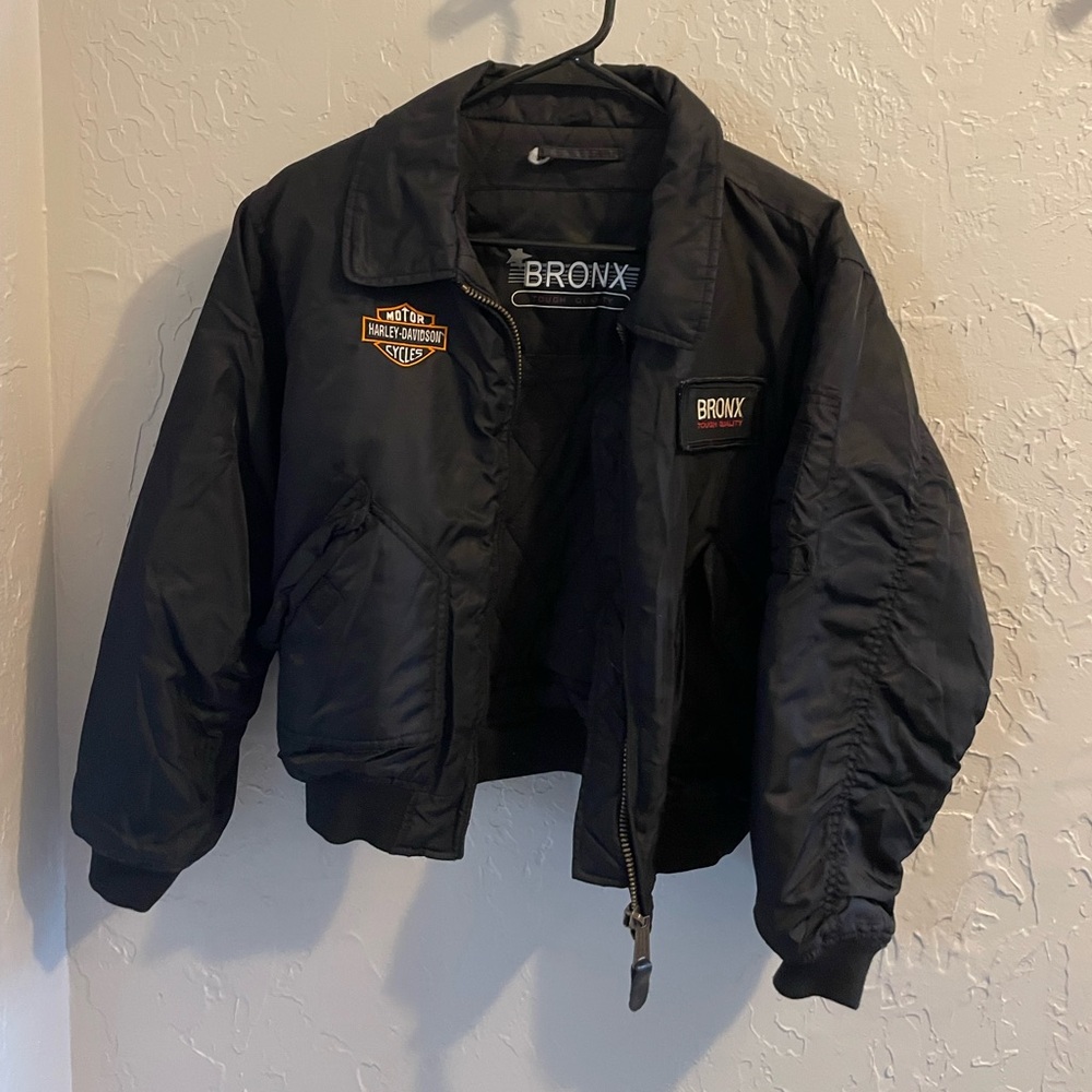 Vintage Harley Davidson Bomber Jacket